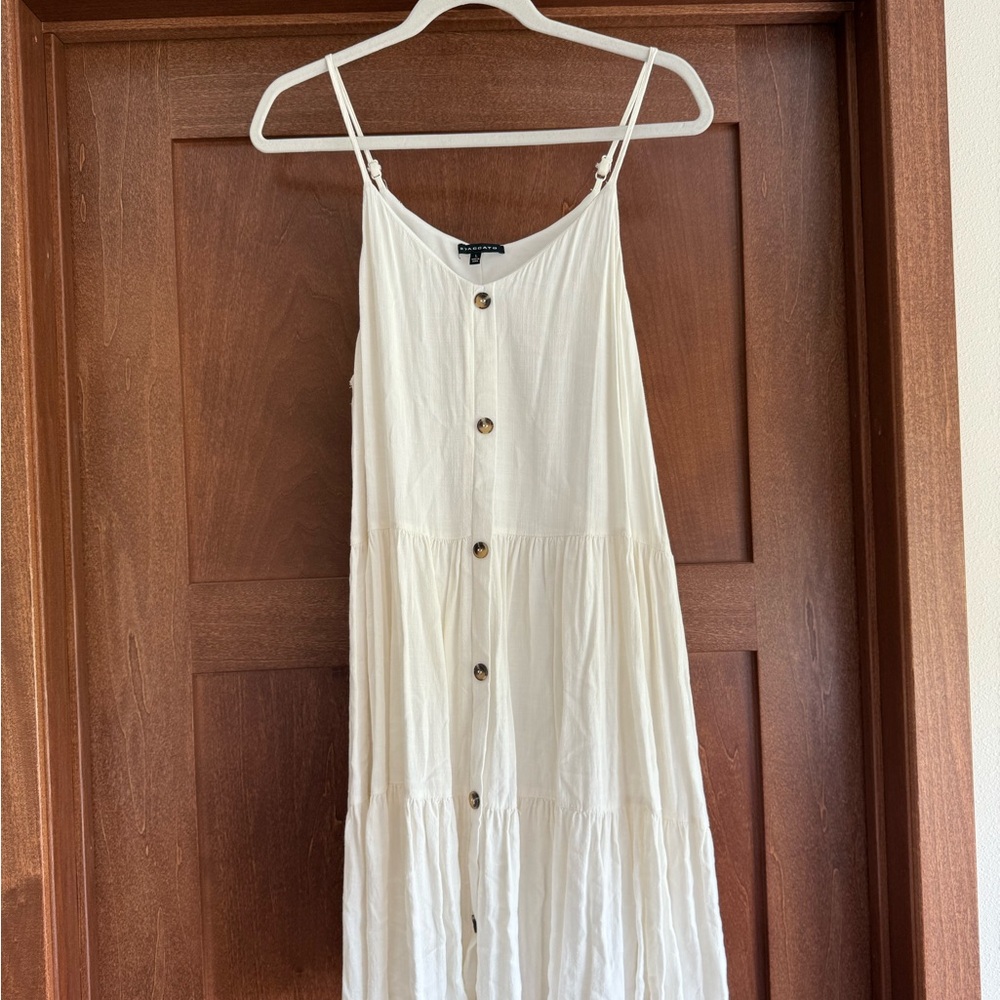 Staccato Ivory Button-Front Dress